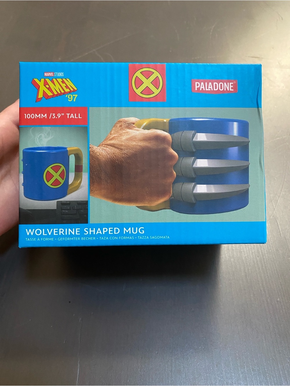 Marvel Studios X-Men '97 Wolverine Shaped Mug Paladone 3D Claws 3.9" NIB